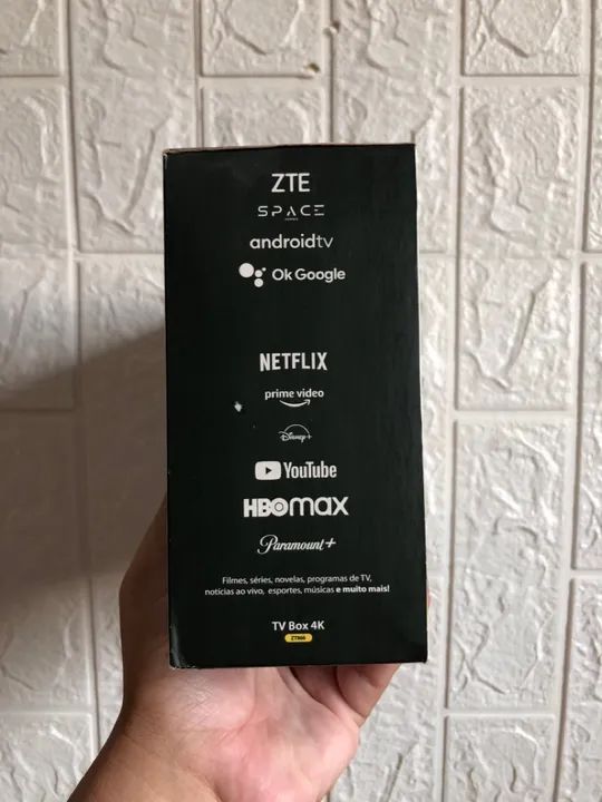 ZTE Space Series TV Box 4K ZT866 com Chromecast integrado, Play Store e Comandos por Voz - Foto 2