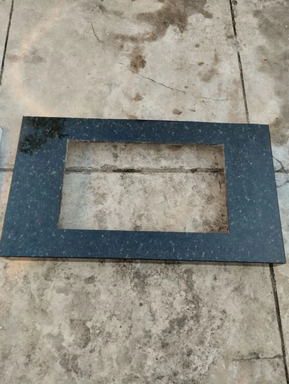 Pedra Cooktop verde Ubatuba furo 36x62 - Foto 4