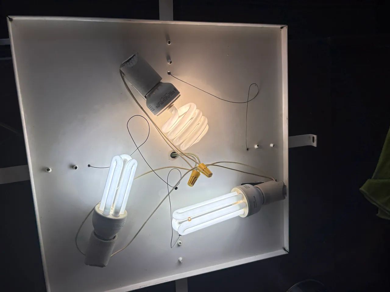 Luminária quadrada vidro alumínio teto suspensa grande - Foto 4