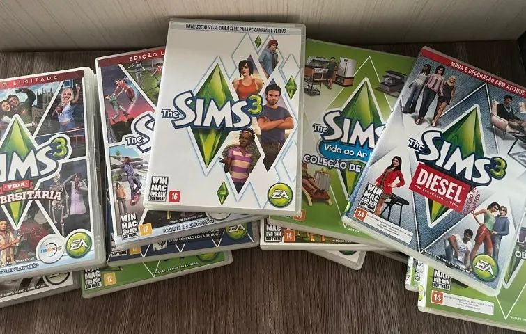 The Sims 3 + 13 Expansões Originais | Combo Completo para PC | Conservado e Raro! 