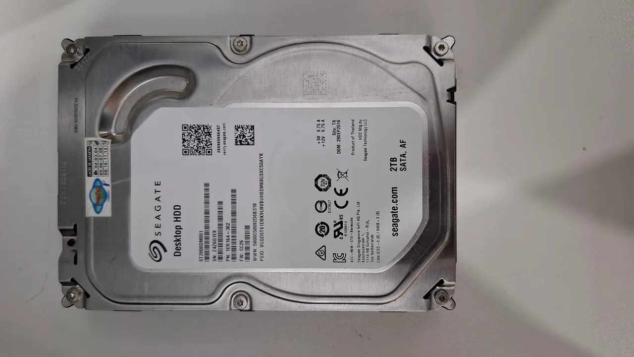 HD Seagate 2TB- Leia a Descrição.