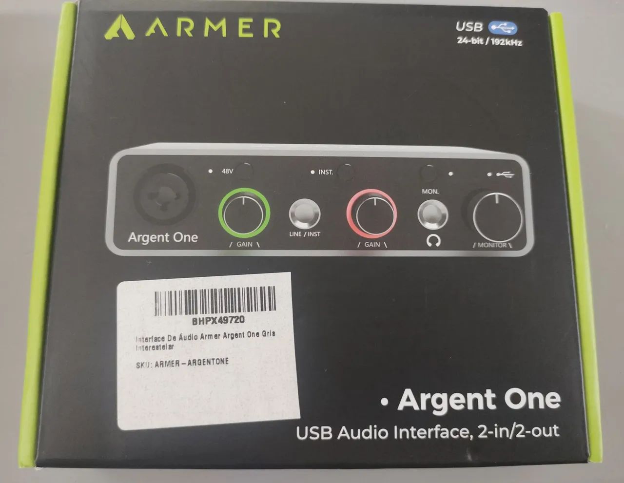 Interface de Áudio Armer Argent One