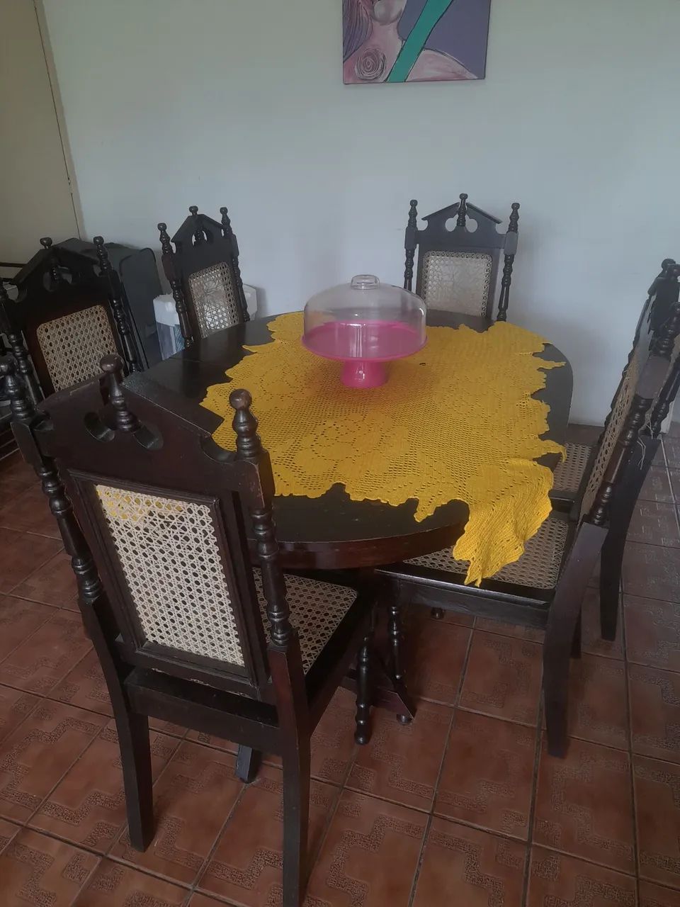 Colonial Dining Set with 6 Chairs64385924807043120