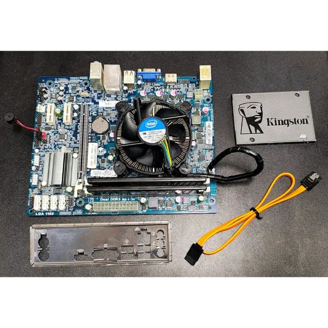 Kit Upgrade Placa Mãe H61 Intel i5 3470 8GB DDR3 SSD 120GB (Usado)