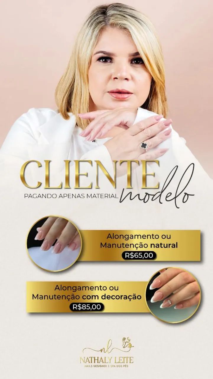 Manutenção e Alongamento de Unhas