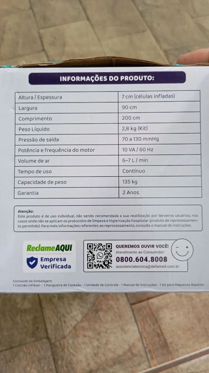 Colchão inflável para acamados - Foto 5