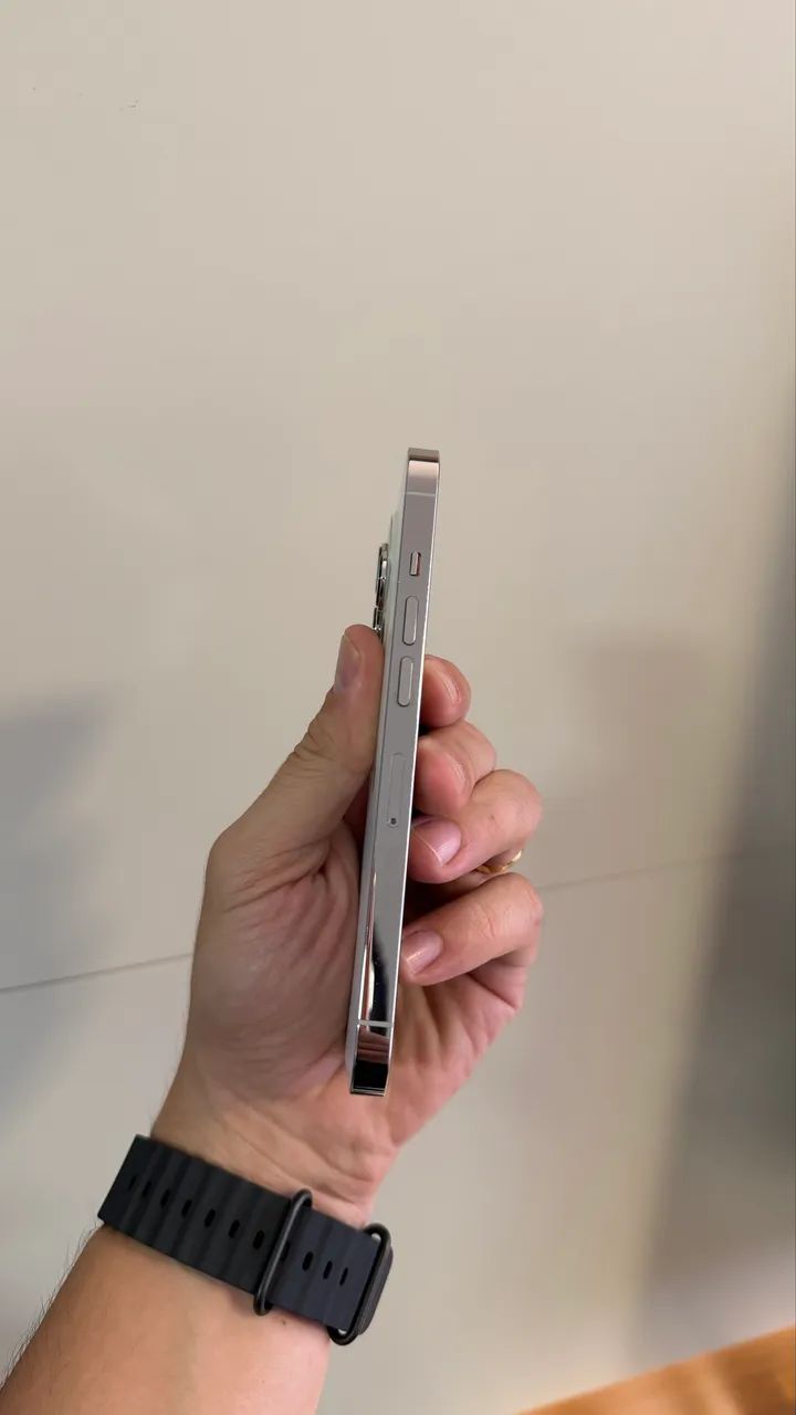 iPhone 13 PRO 256GB Silver, Seminovo sem detalhes, Garantia