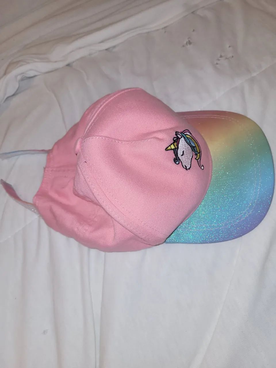 Boné Unicórnio Rosa com Aba Degradê - Foto 3