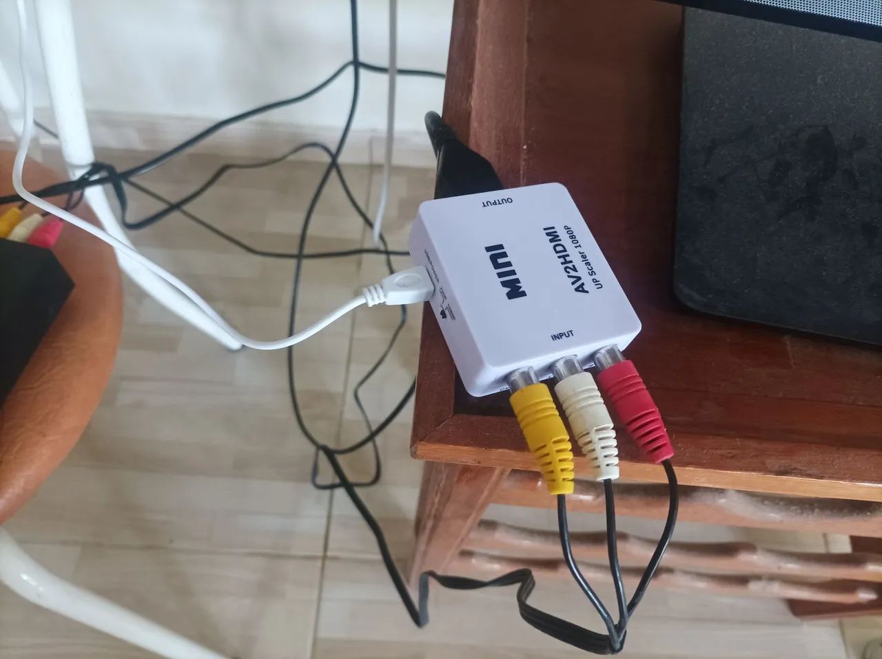 DVD Player + lote DVDs do Flamengo + adaptador hdmi - Foto 5