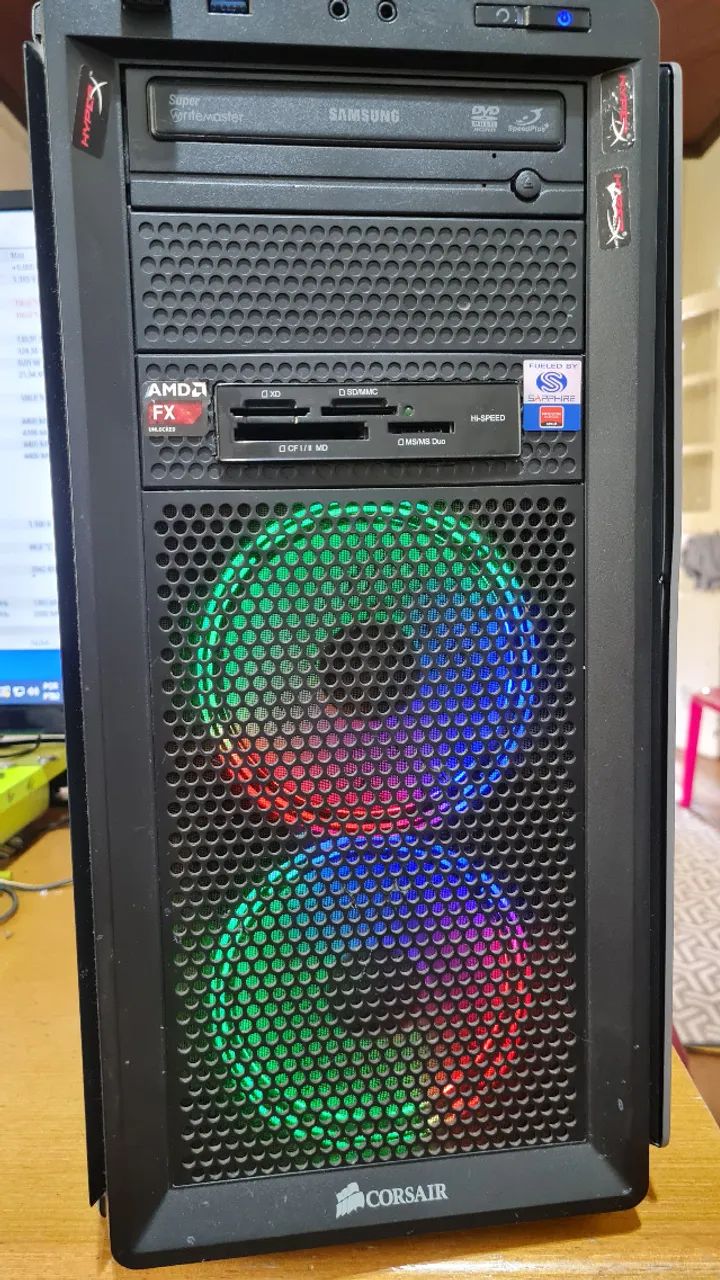 Gabinete Gamer Corsair Gray Midle sem fans
