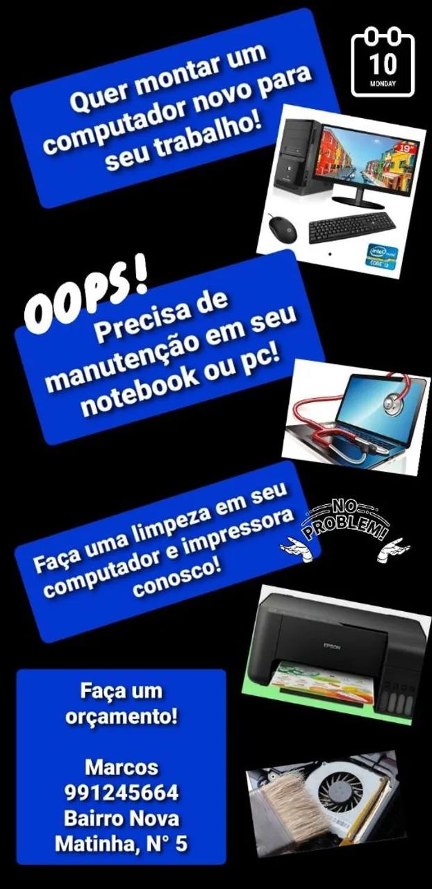 Conserto de Impressora Epson, Hp e Brother. Atendimento a domicilio - Foto 4