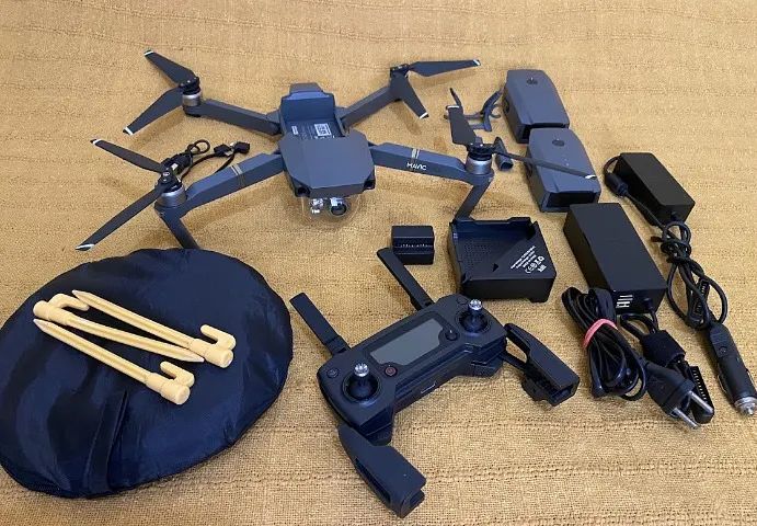 Drone DJI Mavic Pro + Controle + 2 Bat, GPS, Vídeo 4K/Fotos 20MP, Seminovo, Bolsa, Troco!  - Foto 4