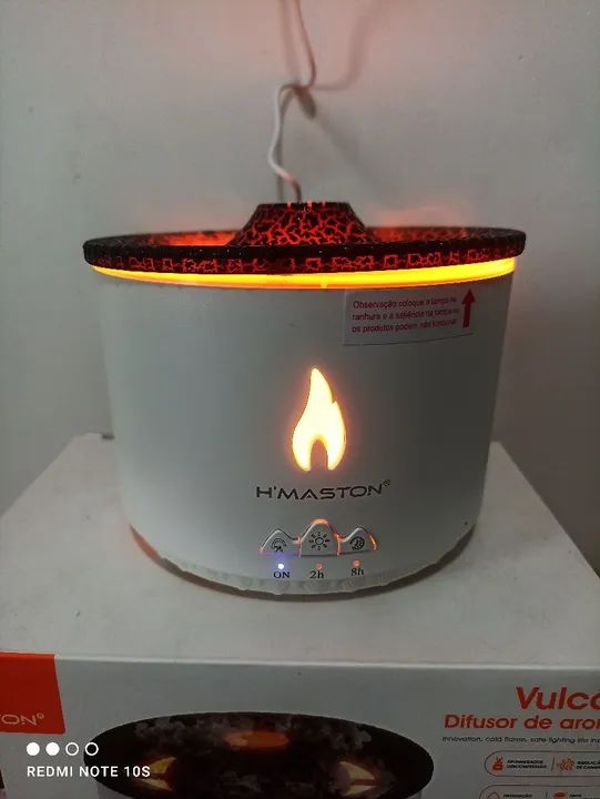 Difusor de aroma vulcão para óleos essenciais e água/ OFERTA IMBATÍVEL  - Foto 2