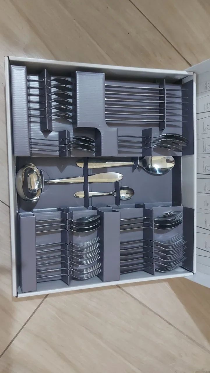 Faqueiro Brinox 75 peças - Serve até 12 pessoas - Foto 2