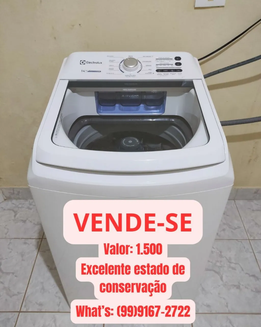Máquina de Lavar Electrolux 14kg