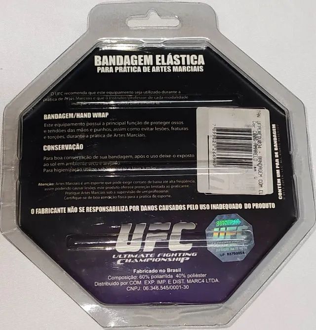 Bandagem Elástica UFC Verde e Amarela - Foto 2