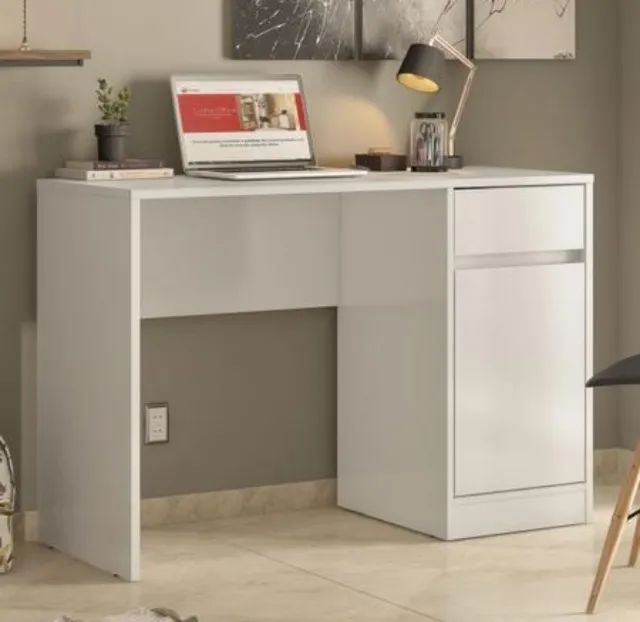 Escrivaninha 1 Gaveta 1 Porta Novo Fazemos Entrega