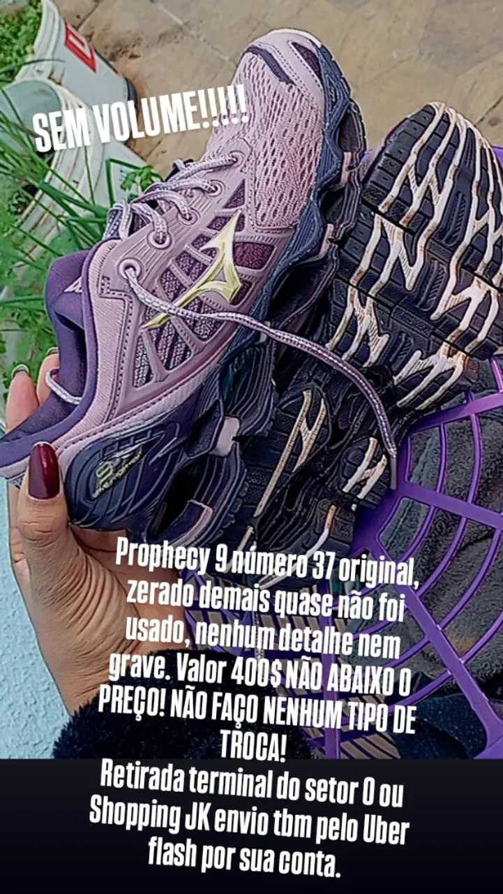 Mizuno Prophecy 9 - Nº 37 valor 400$ sem menos