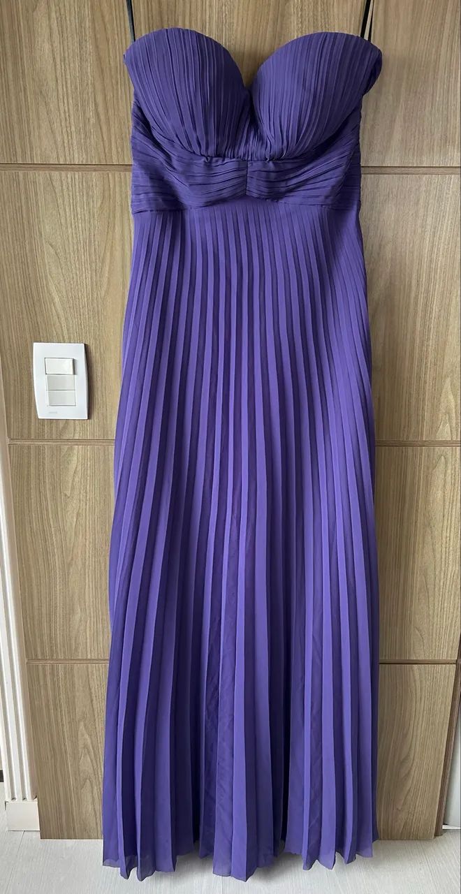 Usado apenas 1X! Vestido Longo Tomara que Caia TAM 40