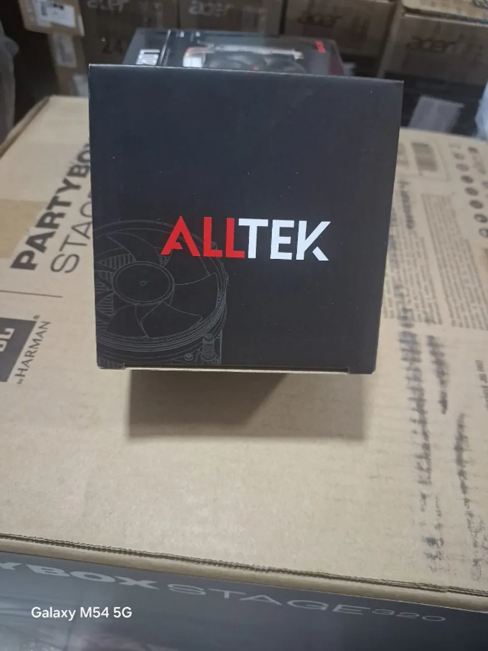Air Cooler Para Processador Alltek, 90mm, Tdp 65w, Preto