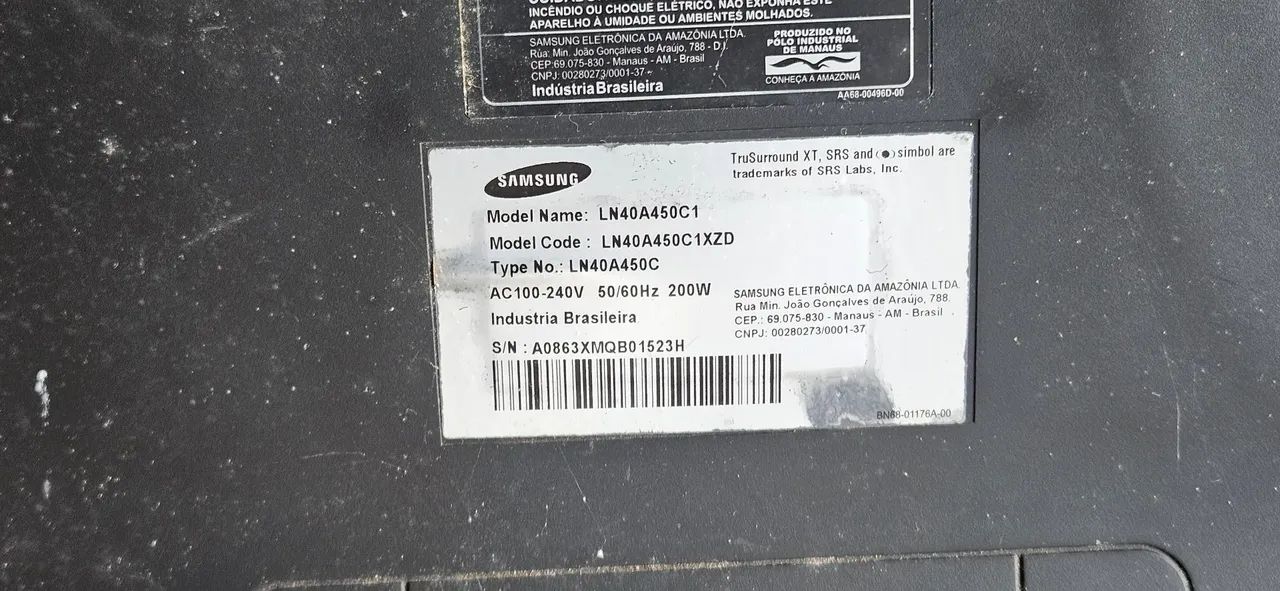 Tv samsung 42 polegadas com.defeito para retirada de.pecas - Foto 2