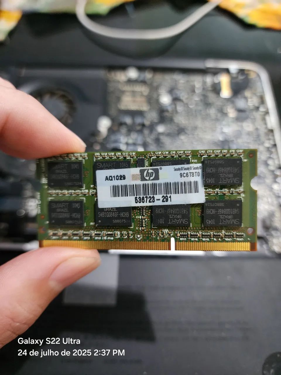 Kit Memória RAM DDR3 para Notebook - 3GB Total (1x 2GB + 1x 1GB) - Testadas e Funcionando - Foto 2