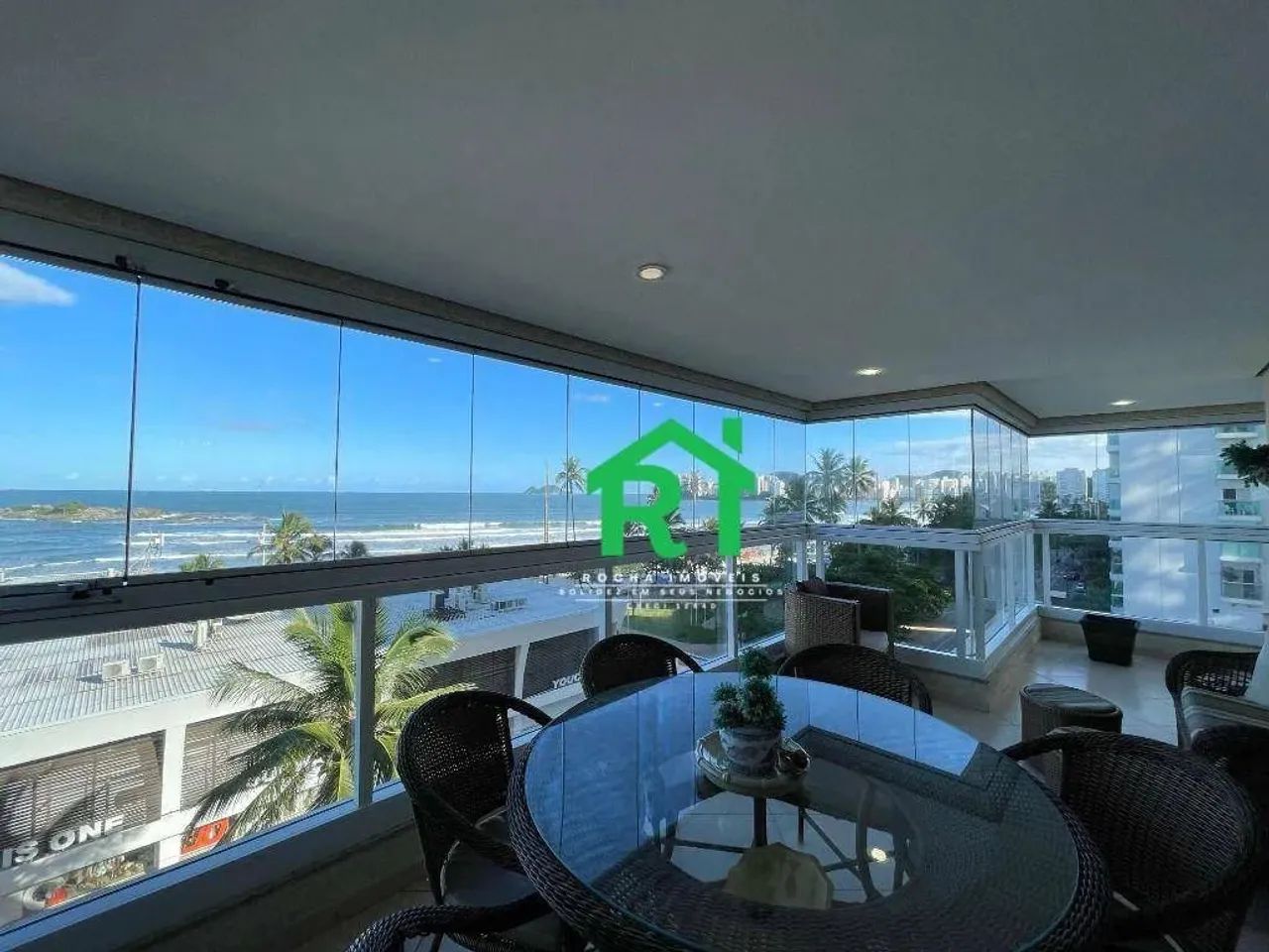 Apartamento frente mar com 3 dormitórios (3 suítes), 2 vagas, lazer, Pitangueiras, Guarujá - Foto 5
