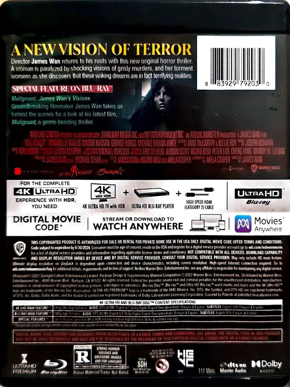 Malignant - 4K Ultra HD + Blu-ray - Foto 2