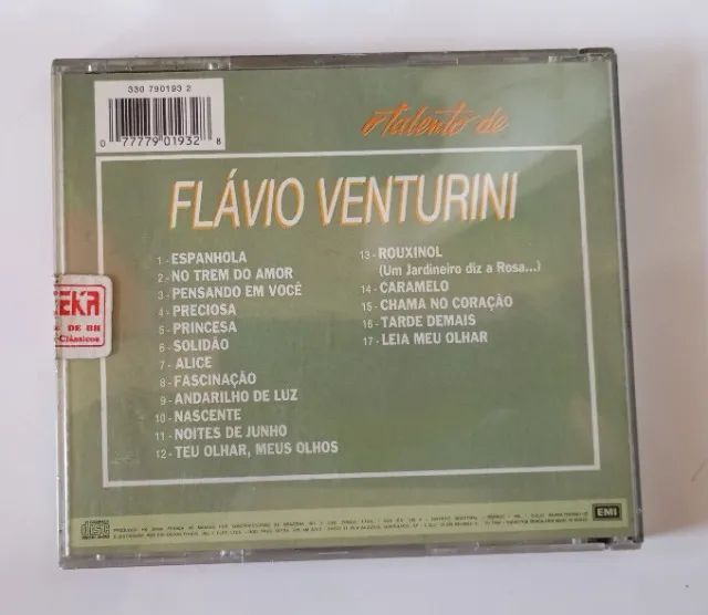 CD O Talento De Flávio Venturini ( 14 Bis ) Novo - Foto 2