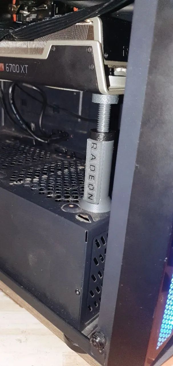 SUPORTE BASE AJUSTÁVEL PARA GPU PLACA DE VÍDEO PC GAME - Foto 2