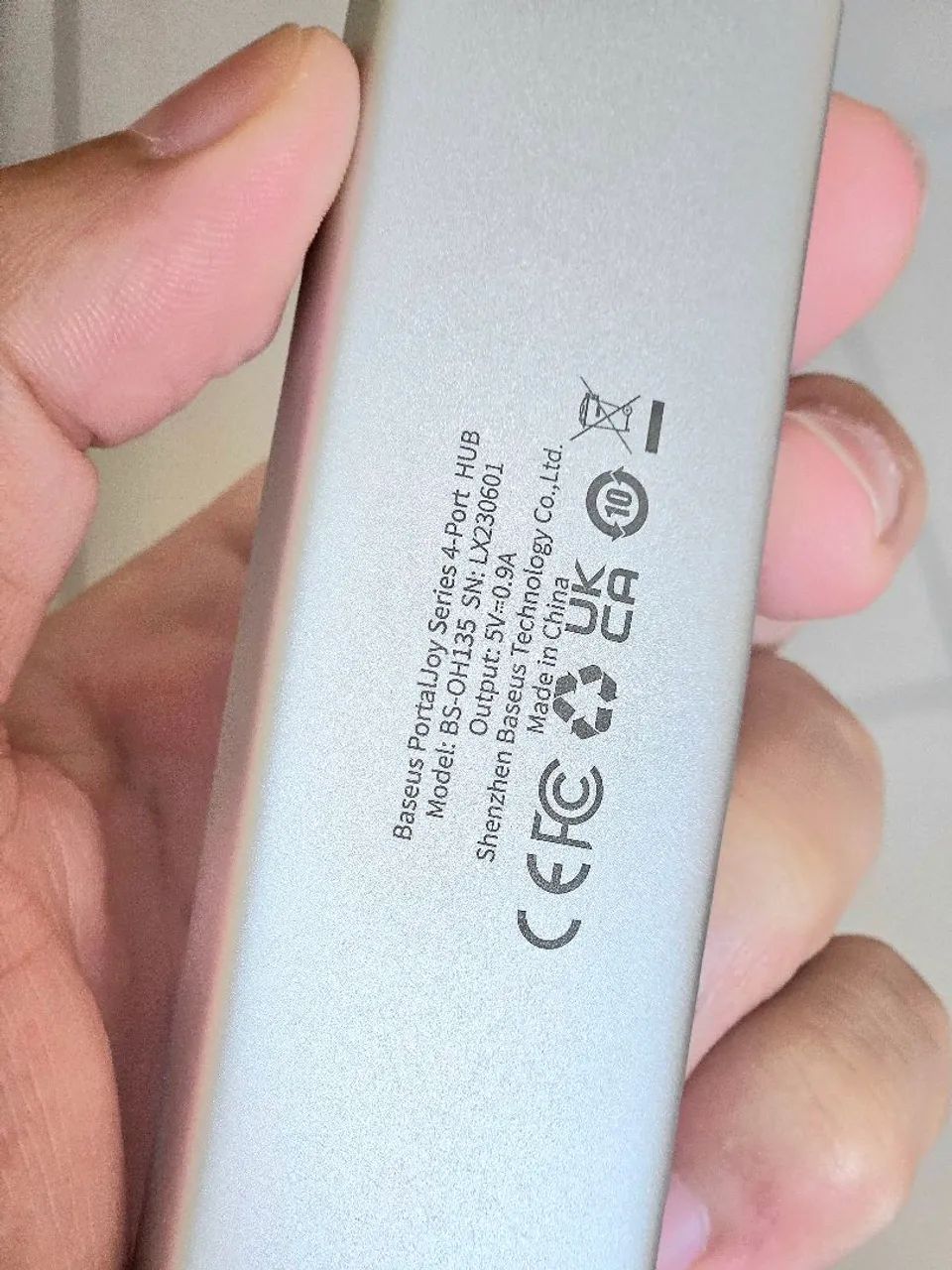Hub USB 3.0 Baseus 3 portas 5Gbps RJ45 - Foto 5