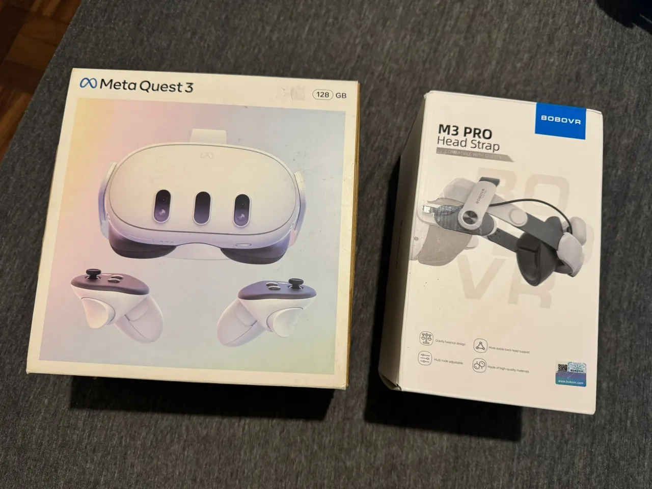 Meta Quest 3 128GB + BoboVR M3 Pro