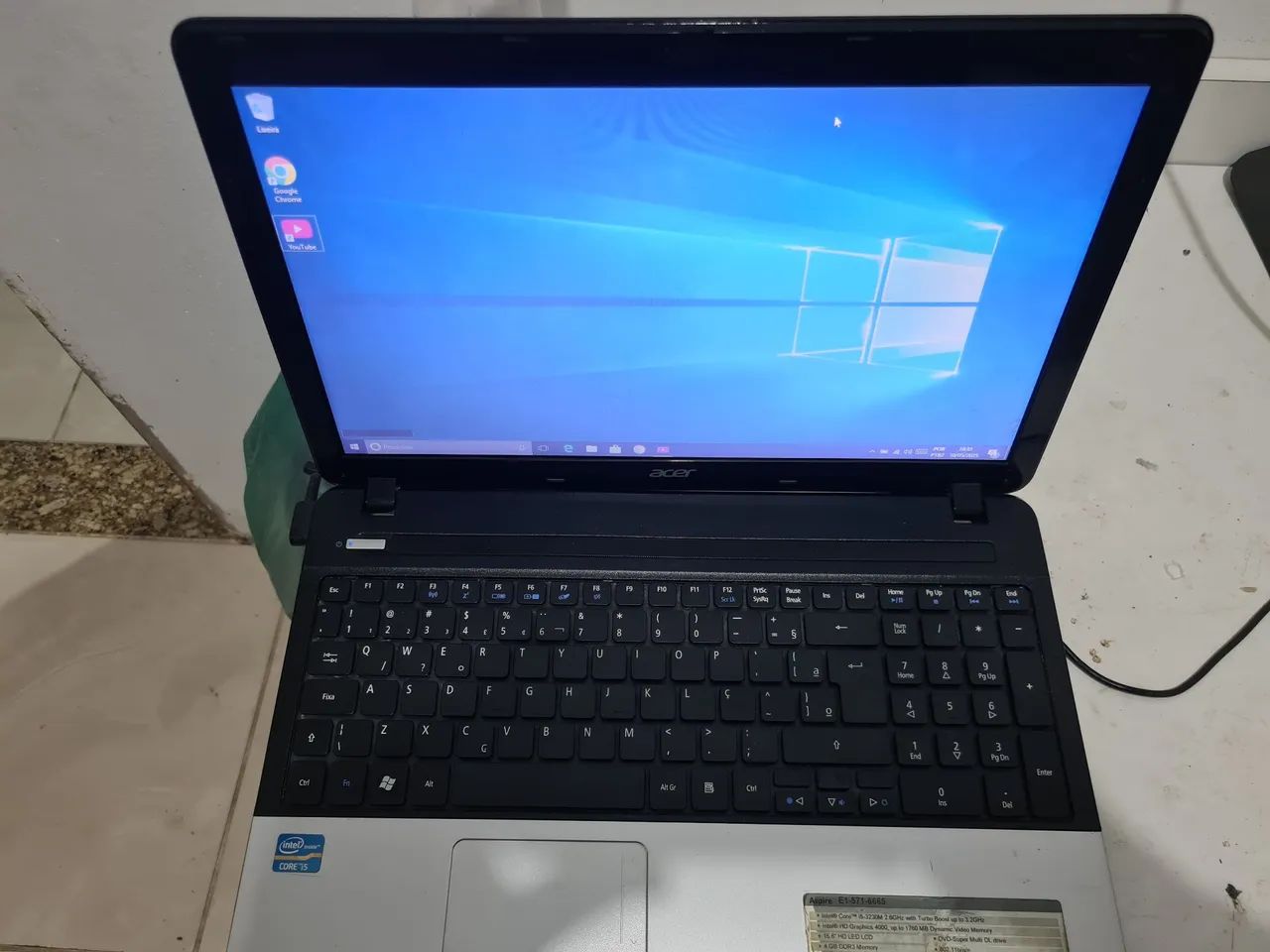 Notebook Acer i5 3°geração