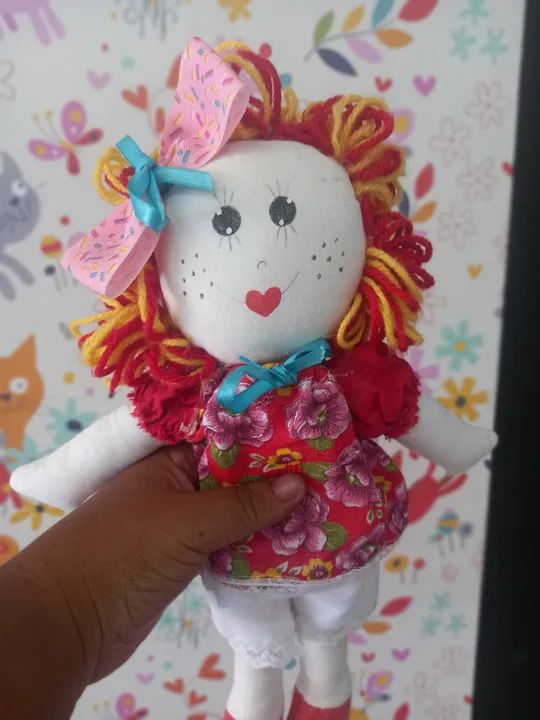 Emília antiga corpo de pano - Foto 3