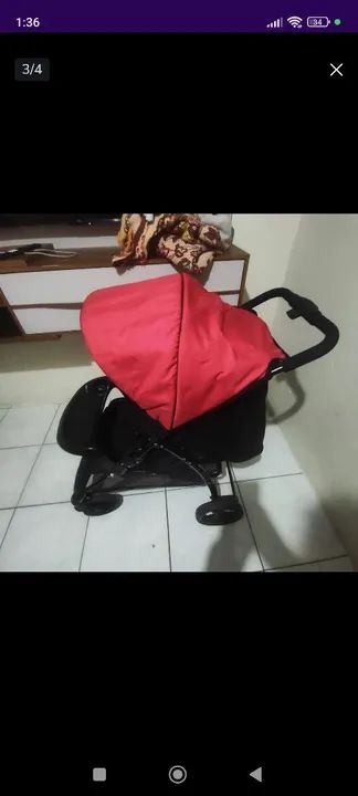 Carrinho de bebe galzerano 