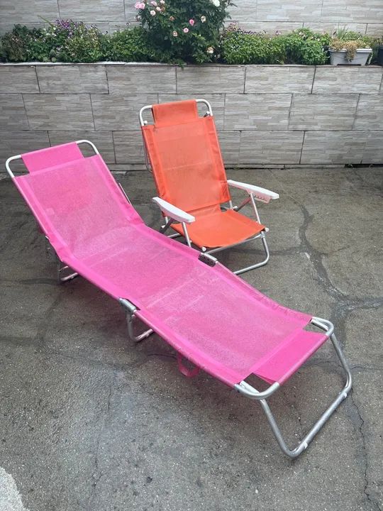 Cadeiras em alumínio 