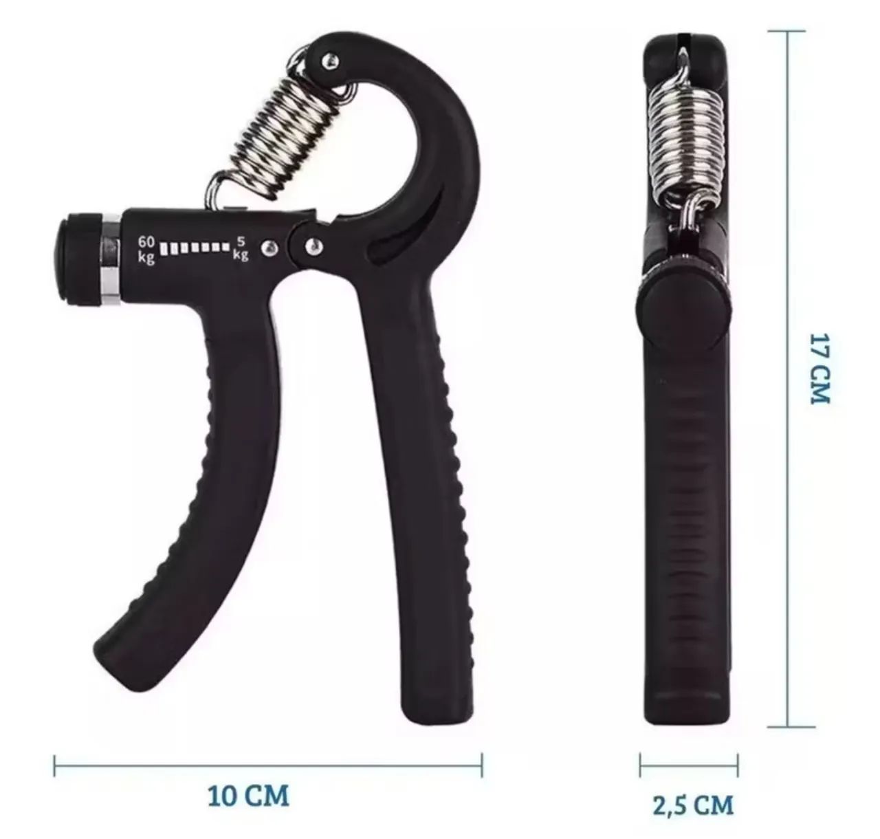 Hand Grip Flexor De Punho Com Mola Ajustável Antebraço Mãos - Foto 3