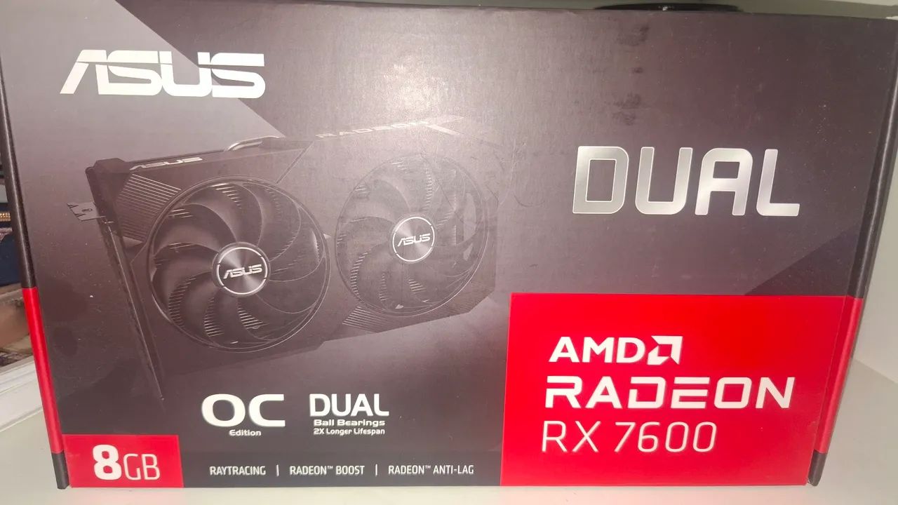 Rx 7600 placa de video 