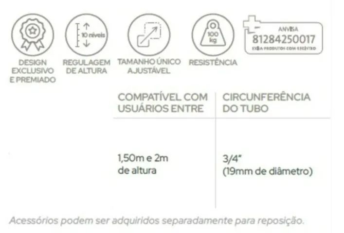 Bengala de Quatro Pontas Mercur - Foto 3