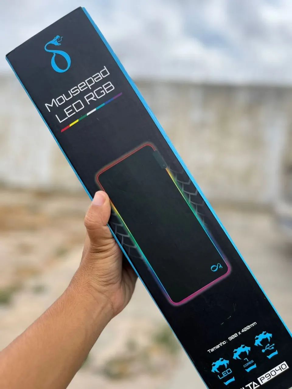 Mousepad RGB 90x40cm - FRETE GRÁTIS - Foto 2