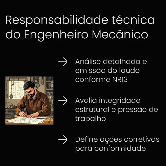 Laudo NR13 para vasos de pressão e compressores - Foto 4