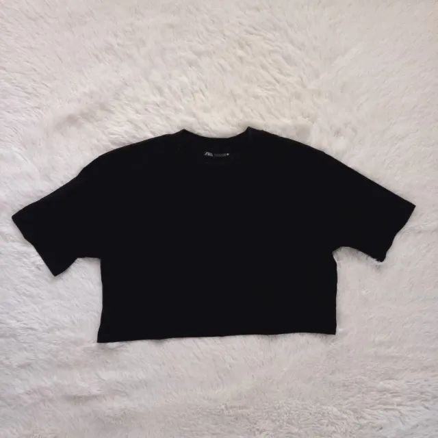 31_Blusa cropped de malha Zara / Tam P