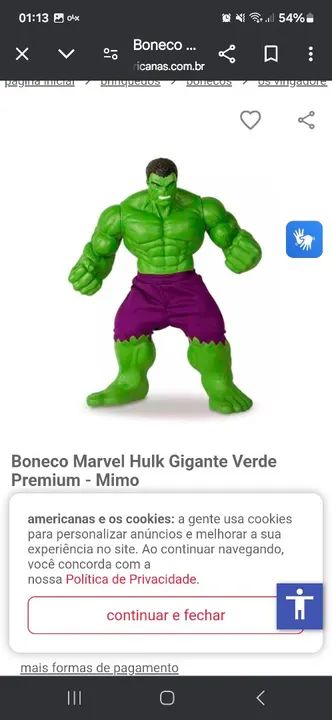 Boneco hulk - Foto 2