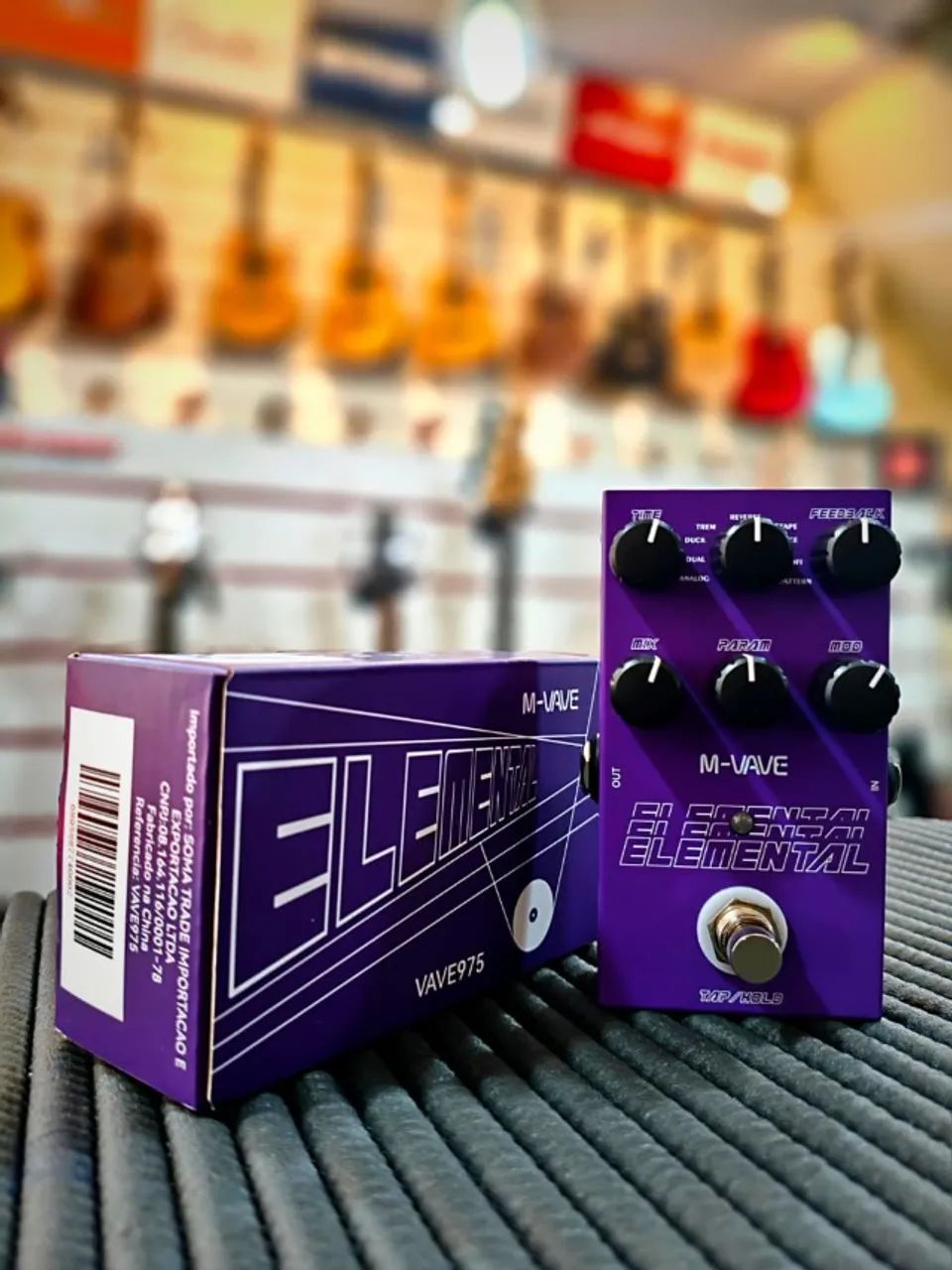 Pedal de Delay M-Vave Elemental Vave 975 (NOVO!) - Foto 3