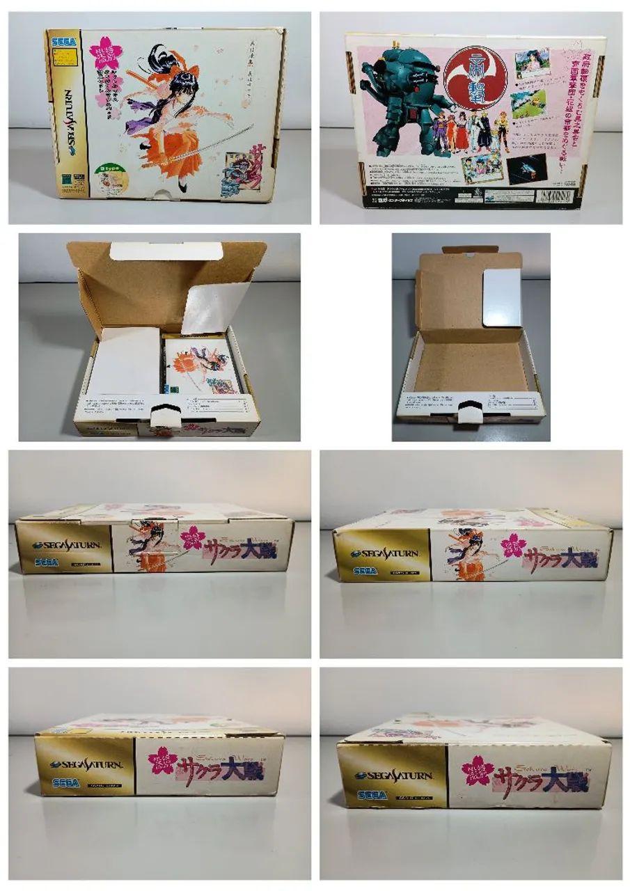 Edição limitada Sakura Wars Taisen Bundle Mouse B Type Sega Saturn