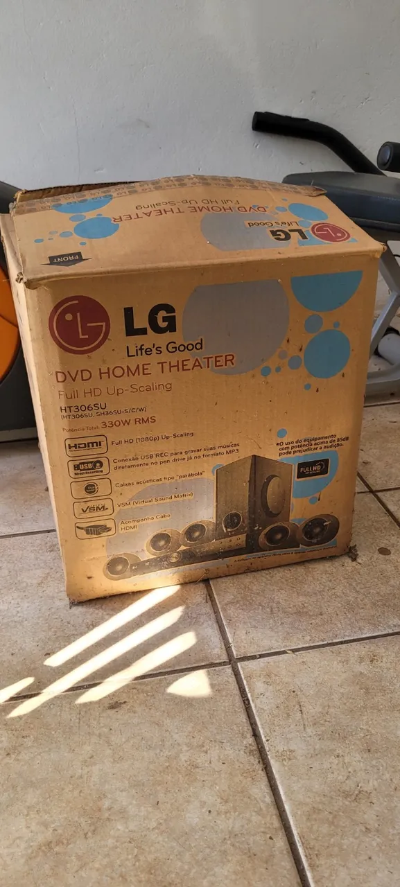 DVD HOME THEATER LG 330W