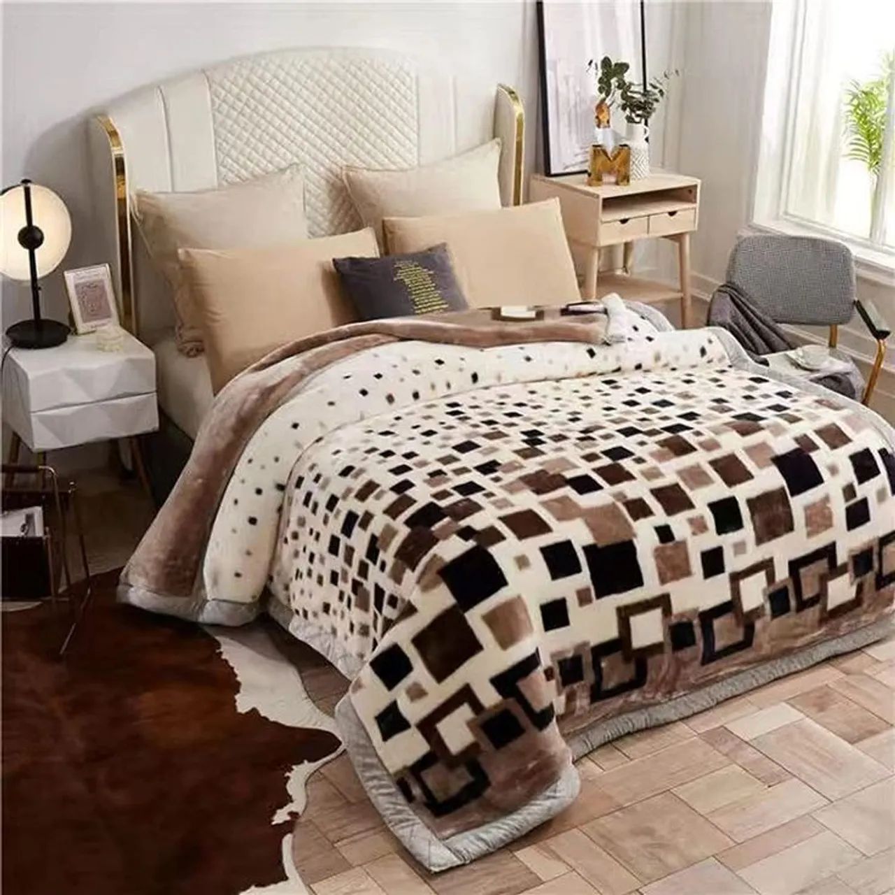 Cobertor Macio e Confortável com Design Moderno