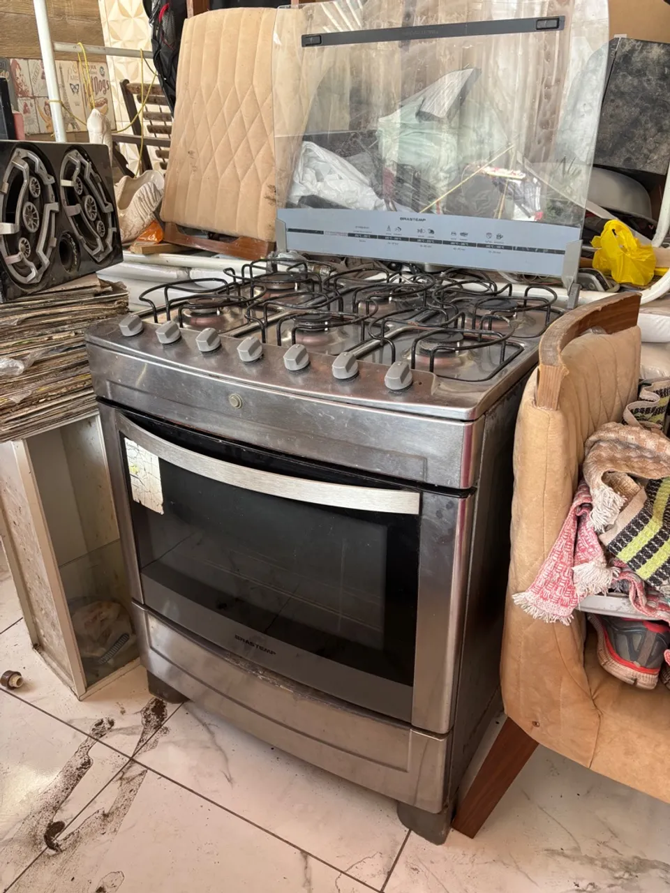 Fogão Brastemp 6 bocas com forno