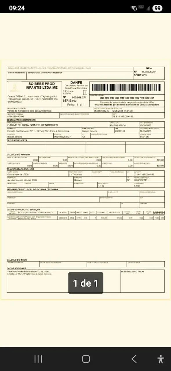 CARRINHO BEBÊ PASSEIO MERCEDES - Foto 6