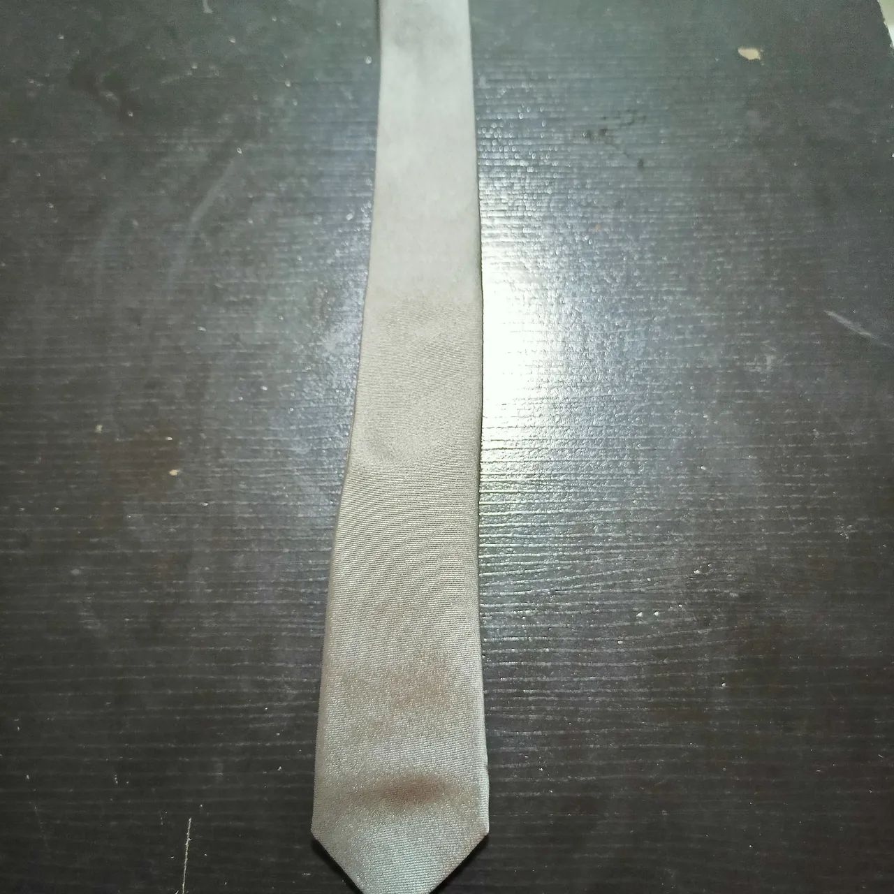 Gravata cinza slim Zara  - Foto 4
